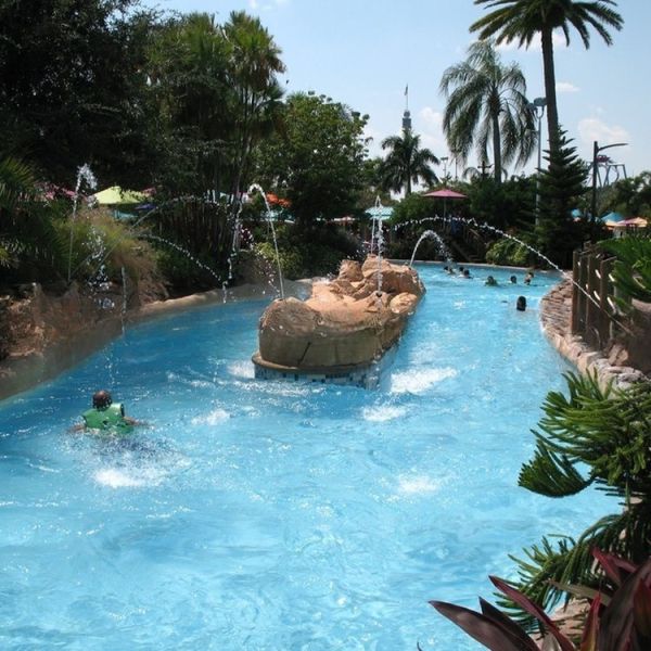Дрейфующий парк приключений Discovery Cove Lazy River Оборудование глубина 0,8 м