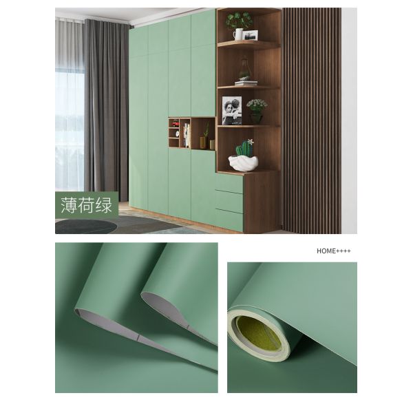 Self-adhesion Sticker Wallpapers in Black for Waterproof Home Decor