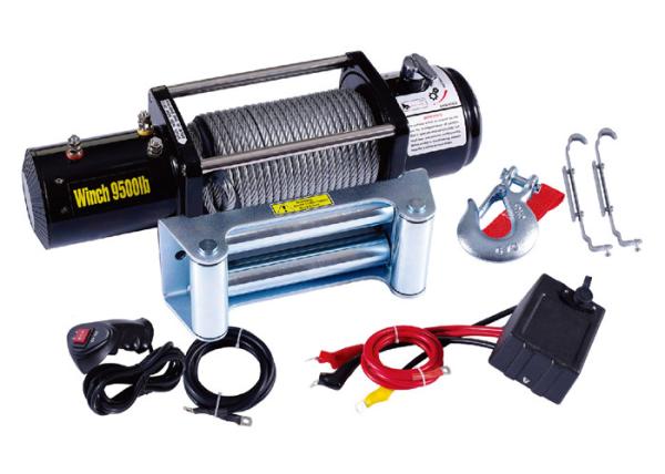 Única linha 9500 guinchos 24v/12v bondes portáteis libras de guincho de Atv para Atv