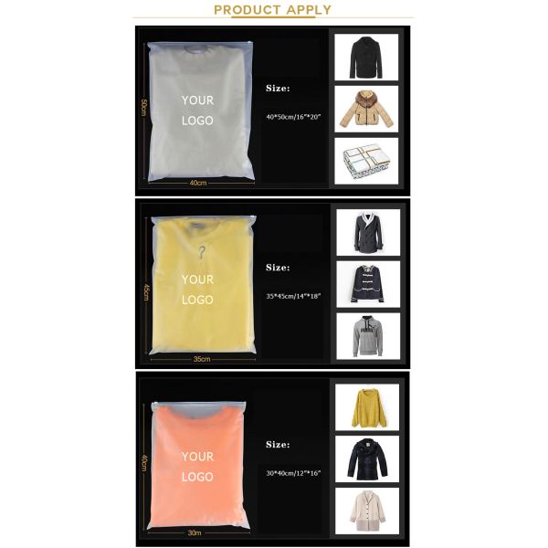 Custom Logo Apparel Zipper Clear Plastic PVC Slider Zipper Bag Cosmetic/Storage bag slider zip lock packing bag zipper