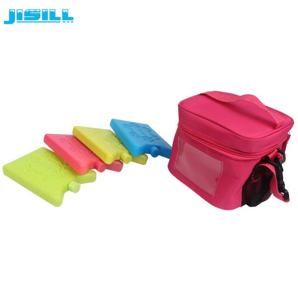 O gelo fresco plástico do saco 200Ml Shell do HDPE duro livre de BPA embala uns tijolos mais frescos do gelo