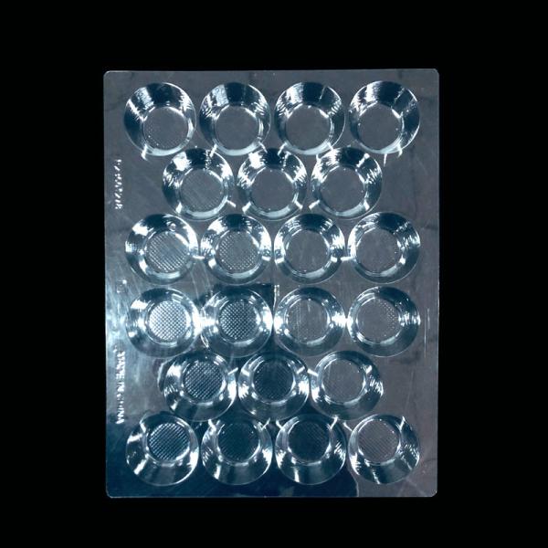 Food Grade Clear PET 22 Cell Cookie Tray for Bakery Chocolates