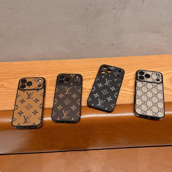 LV4 Color Fine Hole Edge Phone Case for iPhone 17 Pro Max