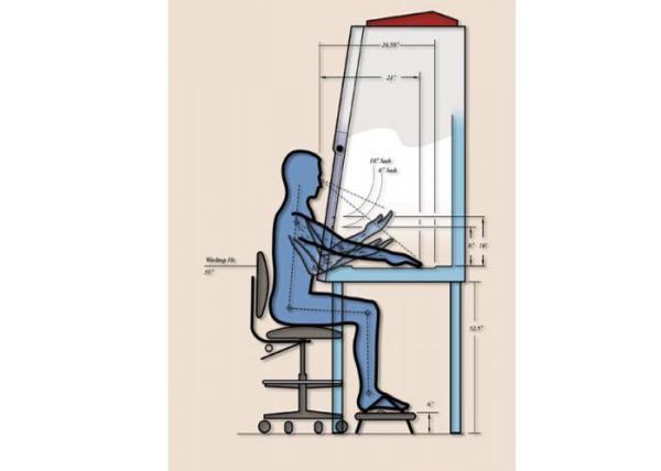 Professional Class II A2 Biological Safety Cabinet LCD Dispaly For Hospital