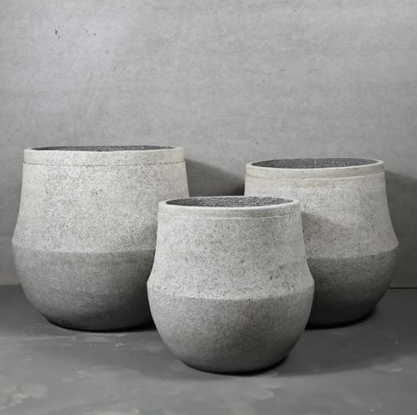 Pot de fleurs en fibre de ciment résistant au gel et résistant aux intempéries