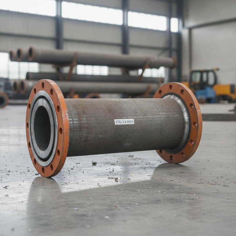 5.5 ST52 Concrete Pump Pipe with High Wear-Resistance for Construction Machinery