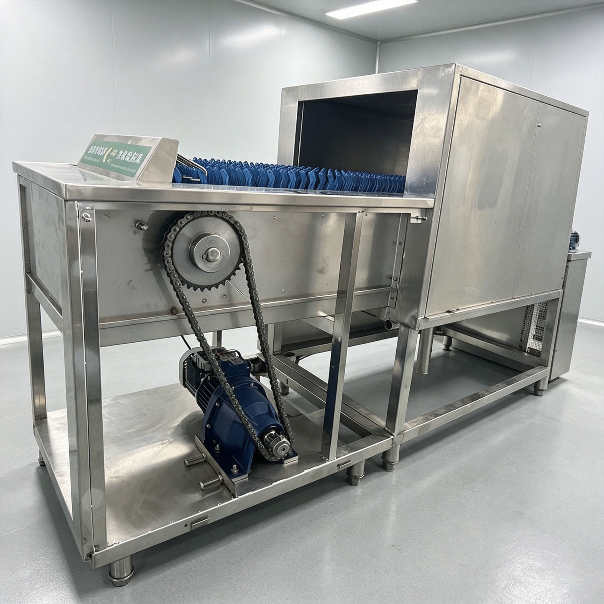 Flight‑Type Commercial Dishwasher High Capacity Automatic Conveyor Dishwasher For Large Kitchen Hotel School Canteen