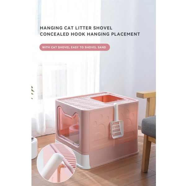 Покрытая угловая клетка коробки кота собаки Hoopet коробки сора кота милая