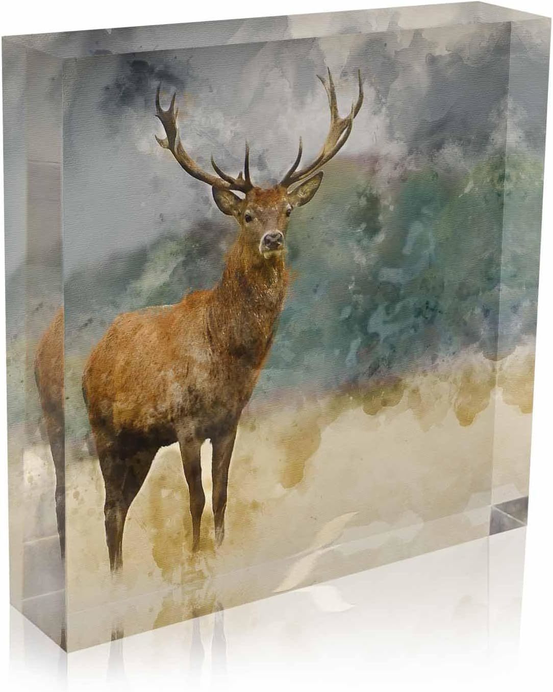 Personalized UV Photo Print Acrylic Square Display Block Unique Customized Picture