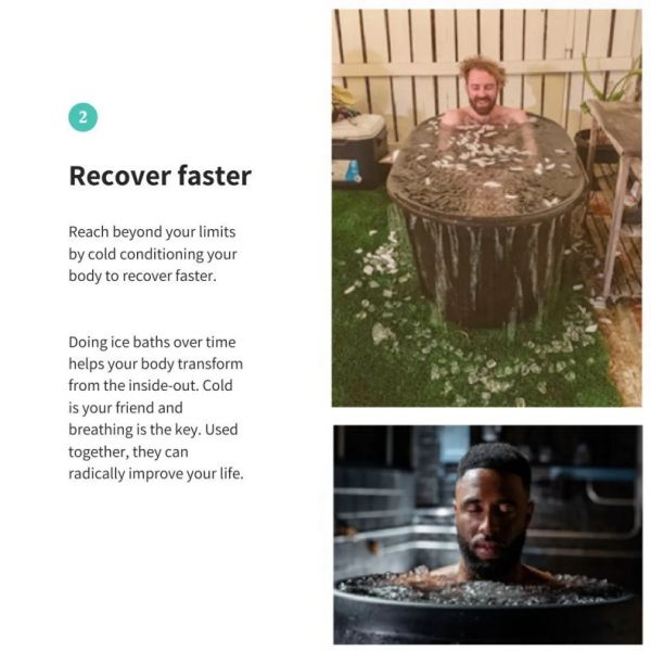 Outdoor Inflatable Ice Bath Tub