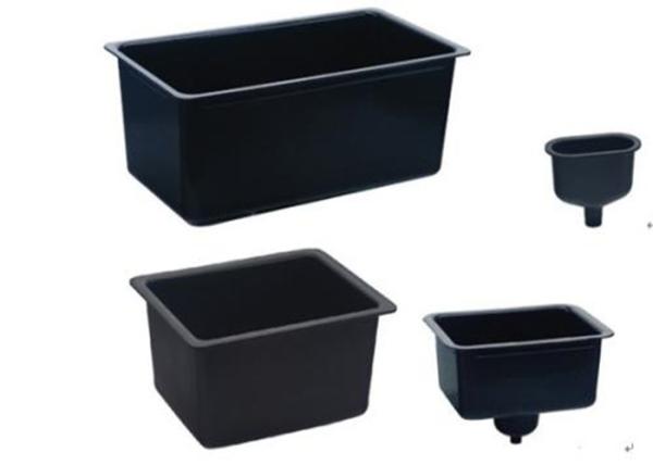 PP Sink Laboratory Fittings , Drop In Type Alkali / Acid Resistant Lab Sink