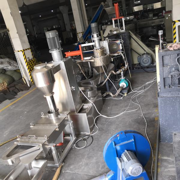 Industrial Plastic Waste Recycling Machine PP PE Wet Film Reprocess Customized Color