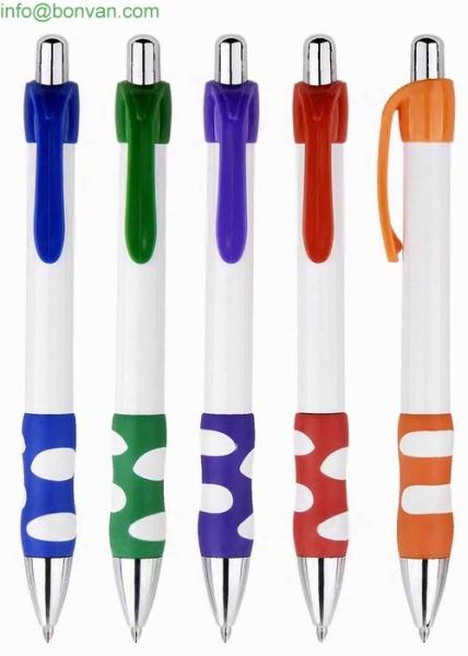 double injected plastic gift logo pen, promotional advertising ball pen
