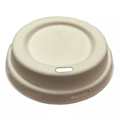 Sustentável descartável Compostable moldado das tampas afastadas do copo de café