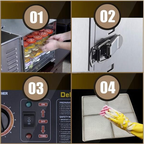 Mini Home Fruits And Vegetables Drying Machine Price 10 Layers Food Dehydrator
