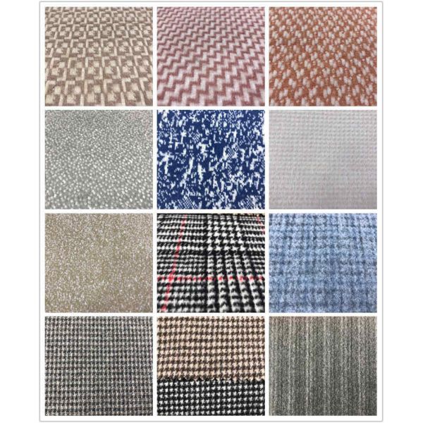 Medium Weight Tweed Clothing Fabric 850gsm Woven Tweed Fabric