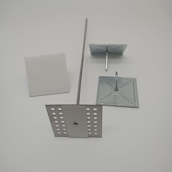 0.3mm-0.5mm Ventilation Duct Self Stick Insulation Hangers Stuck Up Pins Insulation Spikes