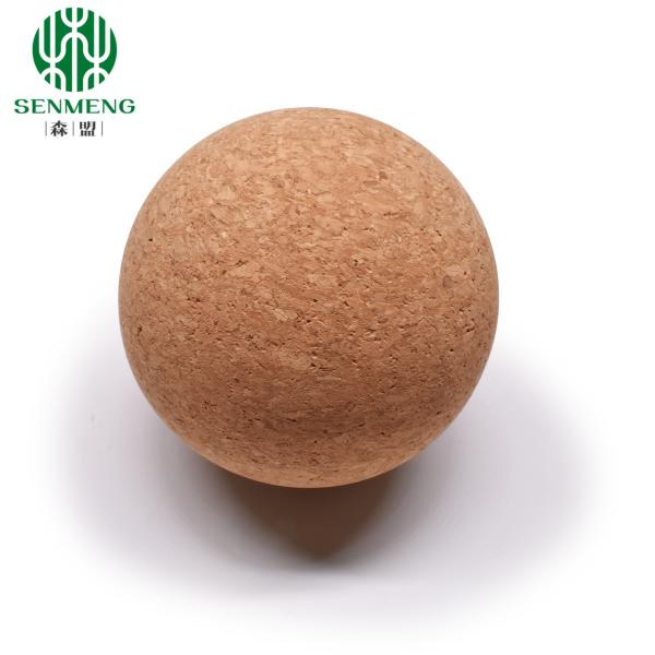 Best Sale Eco-Friendly Natural Wood Ball for Fitness Exercise Cork Yoga Ball