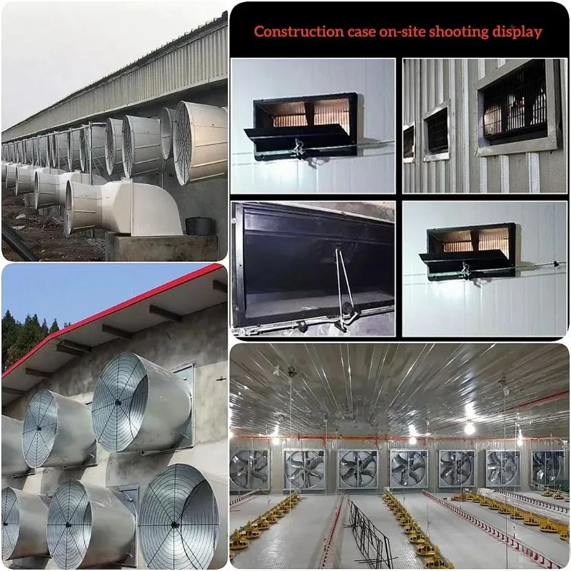 Poultry House Evaporative Wet Curtain Cooling Pad System Low Airflow Resistance