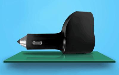Jammer do sinal de GPS do lugar do carregador do carro com porto do carregador dois USB um poder de 0,5 watts