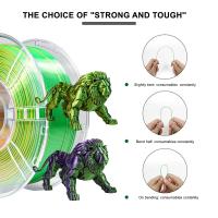 PLA + Filament F Tri Color or 3D Printer Silk Gold Green Purple 3d Printing Filament 1.75MM