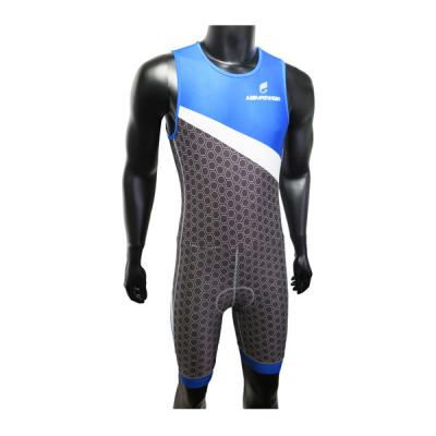 Roupa fresca do Triathlon da sublimação superior um terno do Triathlon da parte para a raça