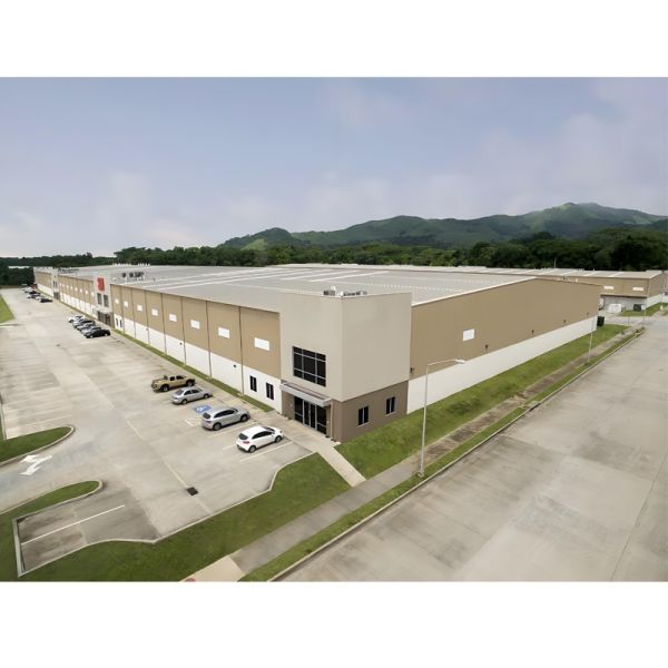 Steel Frame Building Electronics Assembly Workshop 22m x 45m x 6m ESD Safe Steel Structure Construction