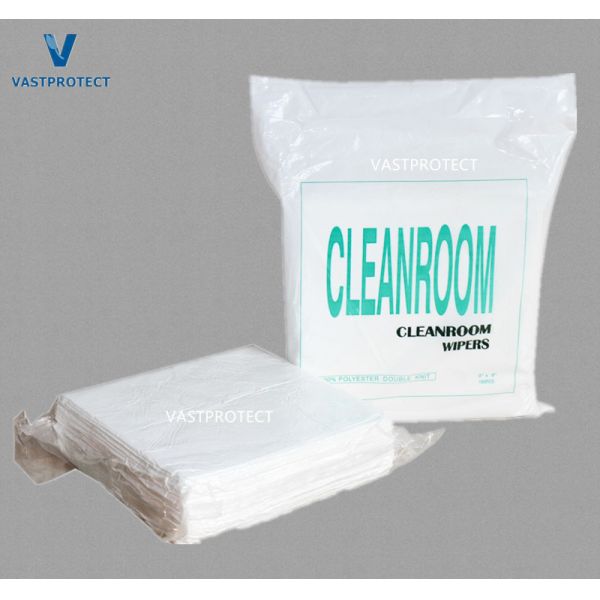 100% Polyester Microfiber Cleanroom Wipers for Screen Cleaning Customized Request