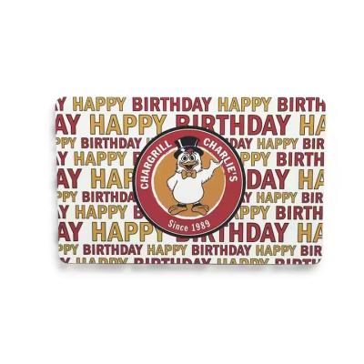 Personalization Plastic Christmas Cards Full Color Printing Custom Thanksgiving Cards