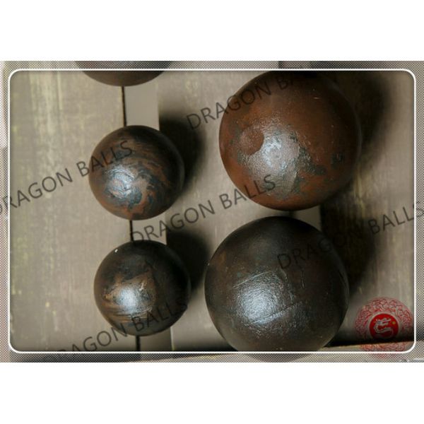 Air Hammer Forged Steel Grinding Balls 20mm 25mm 40mm Customized Diameter