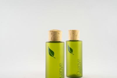 O cosmético personalizado do ANIMAL DE ESTIMAÇÃO do tamanho engarrafa a manipulação de superfície da impressão da tela