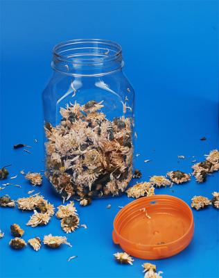 Empty Plastic Food Storage Can , Lightweight Clear Plastic Kitchen Canisters 490Ml