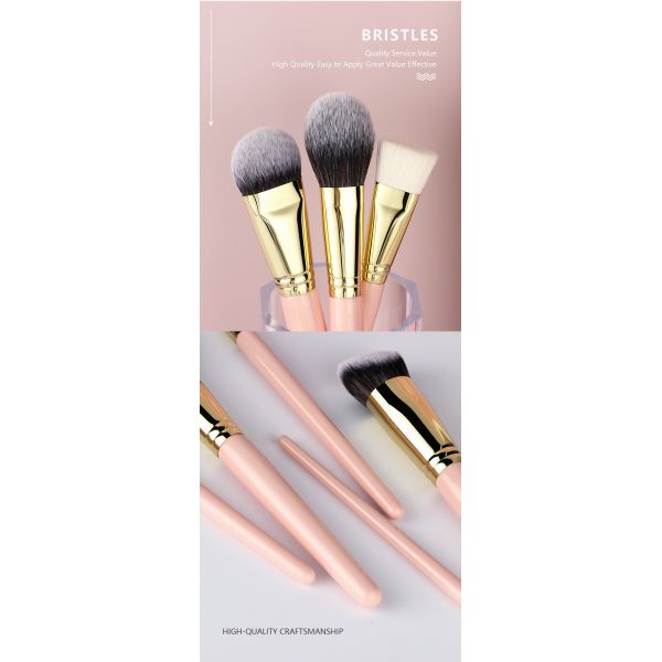 High Grade Synthetic Hair Makeup Brushes Set Collection Custom Logo 27 Pieces