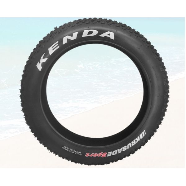 20x4.0 Snow Bike Black Fat Tire Beach Bike Rubber Outer Tires for 12-20inches and 2 kg
