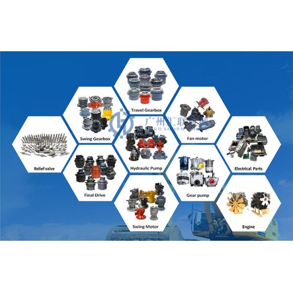 Насоса с зубчатой передачей усилителя руля E200B E312C E336D части гидравлического запасные для масла экскаватора