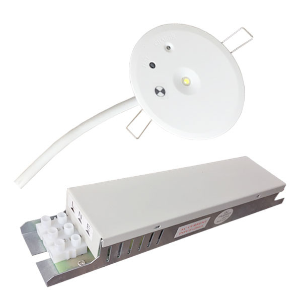 Battery Backup Recessed Emergency LED Kitchen Ceiling Lights , RoHS