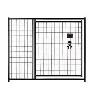 O grande canil exterior resistente galvanizado do cão almofada 10ft x 10ft x 6ft