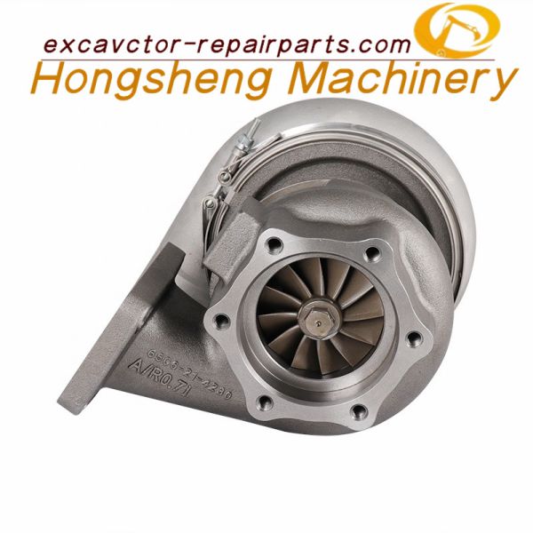 S6D125E Engine Turbocharger Replacement Komatsu PC400-8 450-8 6506-21-5020
