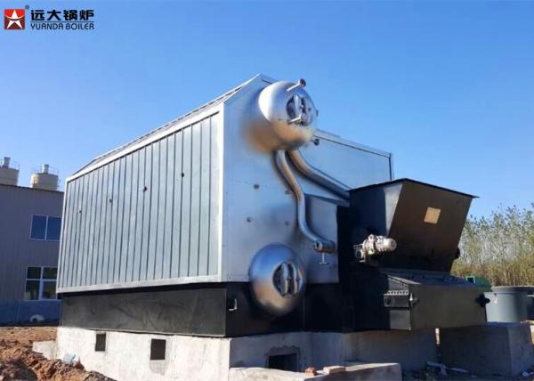 1 Ton - 30 Ton Solid Pellet Industrial Steam Boiler  With Chain Grate