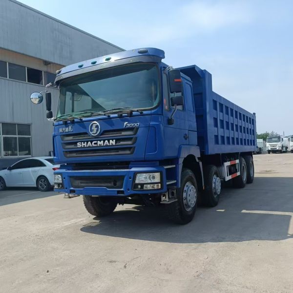 Used Shacman F3000, 12-wheel, heavy-duty dump truck, 8x4 configuration.