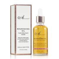 Marque de distributeur hydratant l'huile naturelle nourrissante Ginger Root Oil Avocado Oil Massa de graines de ricin d'huile de graines de jojoba d'huile de cheveux