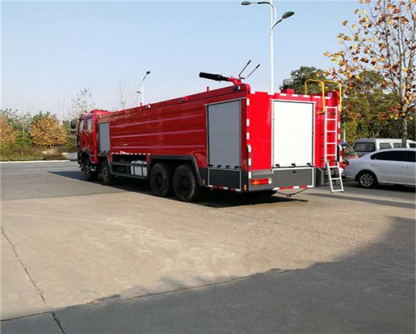 FAW Fire Truck 12 Wheel Water Foam Dry Powde Heavy Fire Fighting Truck