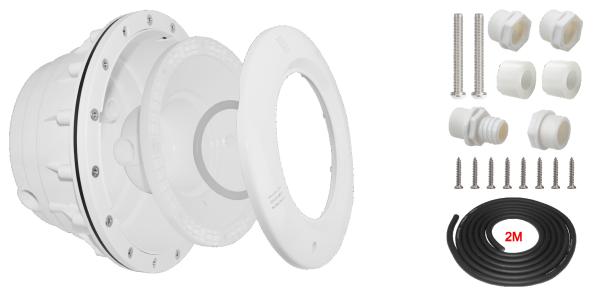 IP68 Vinyl Swimming Pool Light Cover White Color For PAR56 ABS / PAR56 SS316 Light