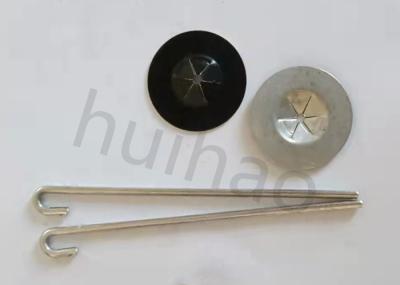 Aluminum J Hook 95mm Pin Solar Panel Clips Bird Guard With Self Locking Washer