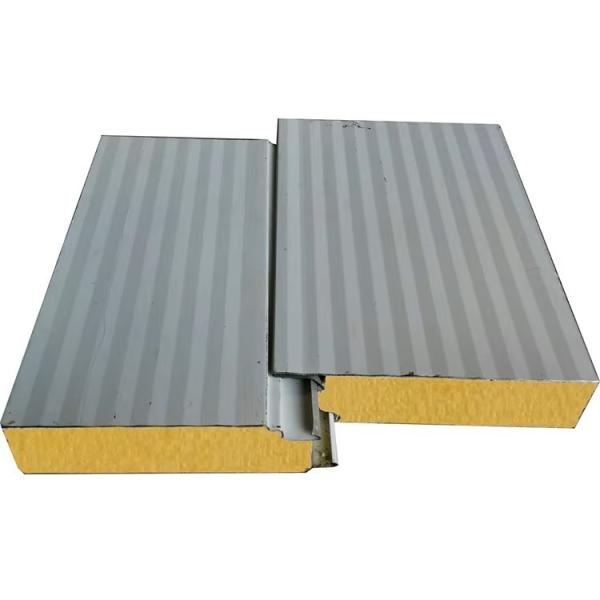 Moderno design painel de sandwich de isolamento térmico de PU para painéis de parede metálicos exteriores de armazém