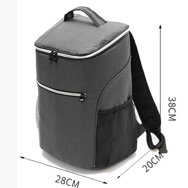 600D Oxford Fabric PEVA Liner 20l Insulated Cooler Bags For Picnic Hiking