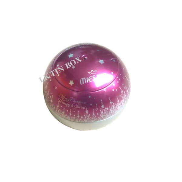 Latas redondas pequenas do metal de D140mm com fita e impressão, recipientes pequenos do metal