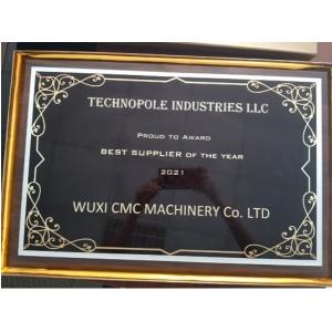 Wuxi CMC Machinery Co.,Ltd Certificaciones