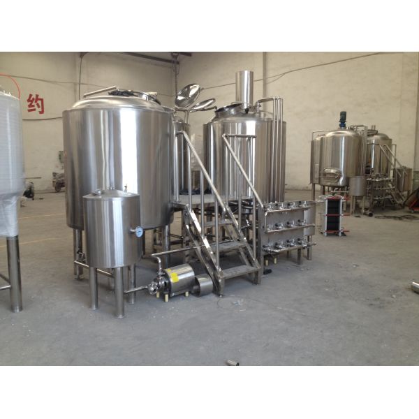 2 Vessel 1000L 2000L Stainless Steel Beer Fermentation Equipment
