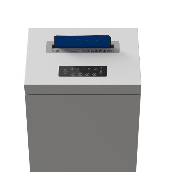 Commercial Heavy Duty Cross Cut 25 Sheets Paper Credit Card CD Shredder BA6025C with Wheels for Office Home Use